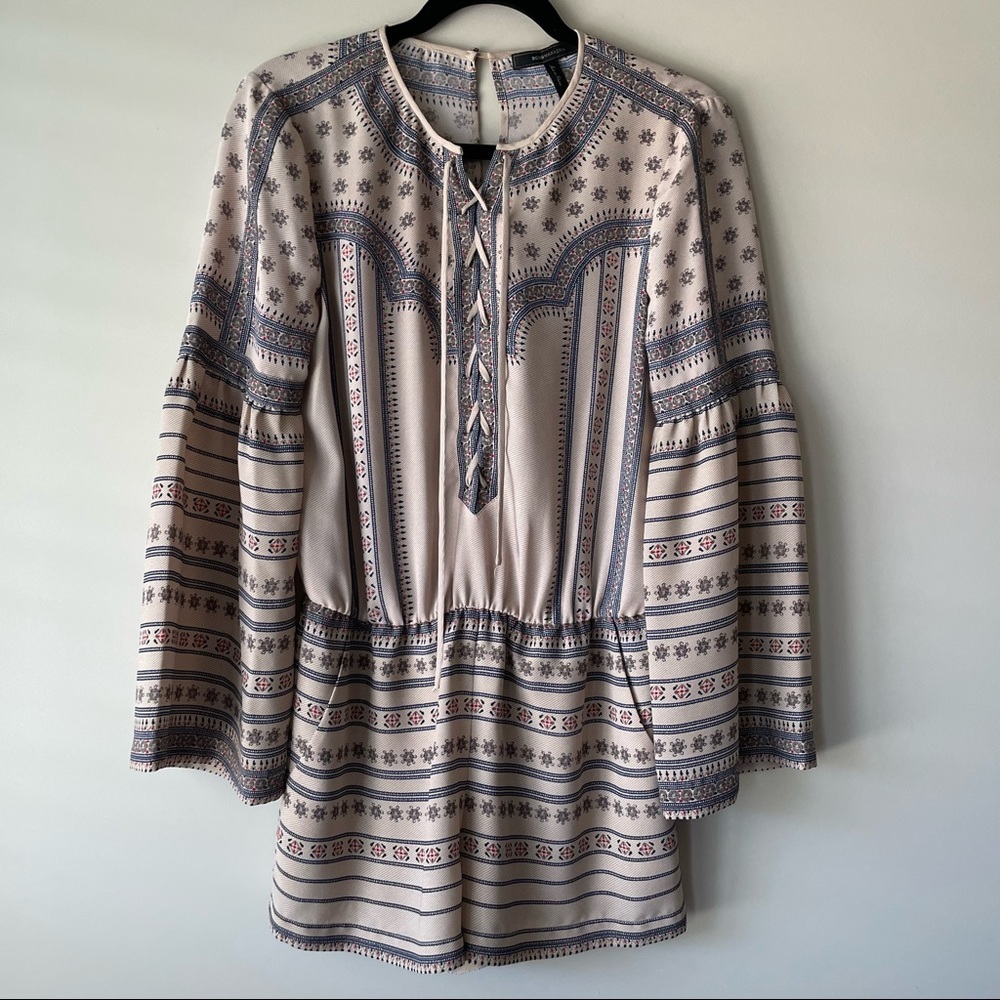 BCBGMAXAZRIA Boho Nancie Romper - Picture 1 of 9